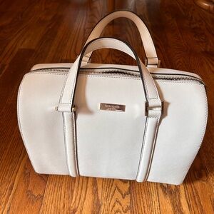 Kate Spade white leather handbag
